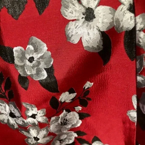 NWT Aidan Mattox Floral Lace Metallic Jacquard 12 - Picture 6 of 10